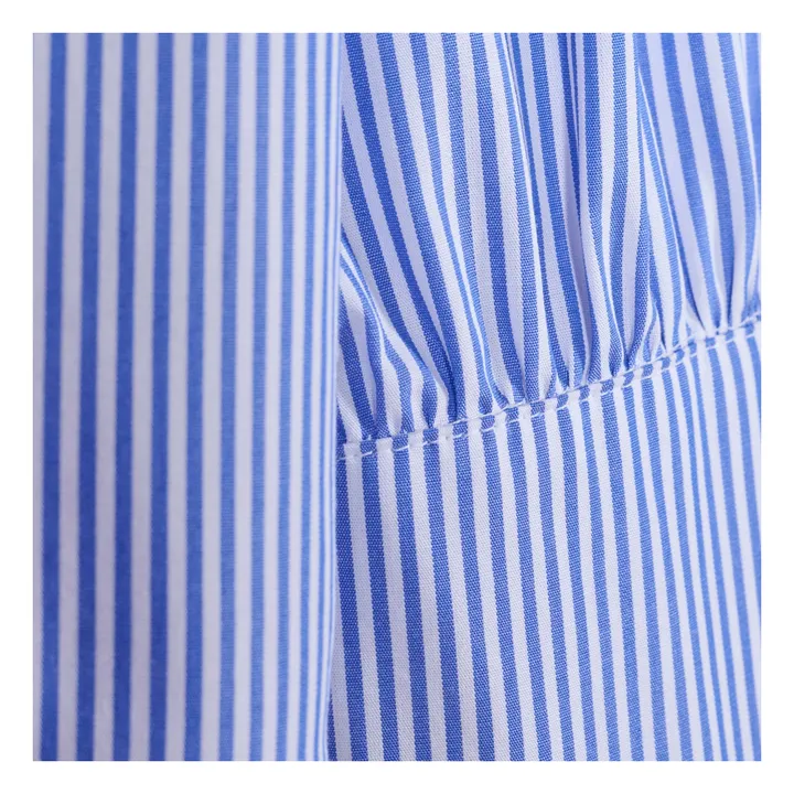 Maria de la Orden Blouse Bulle Rayures | Bleu