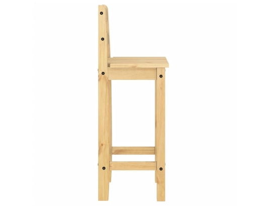 VIDAXL - Ensemble table et chaises Ensemble de bar 3 pcs bois de pin massif