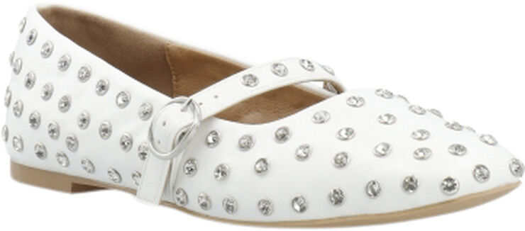 Bianco Fall Simili Mary Jane #P White