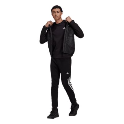 Adidas SportswearEssentials Insulated Hooded Hybrid Jacke - schwarz