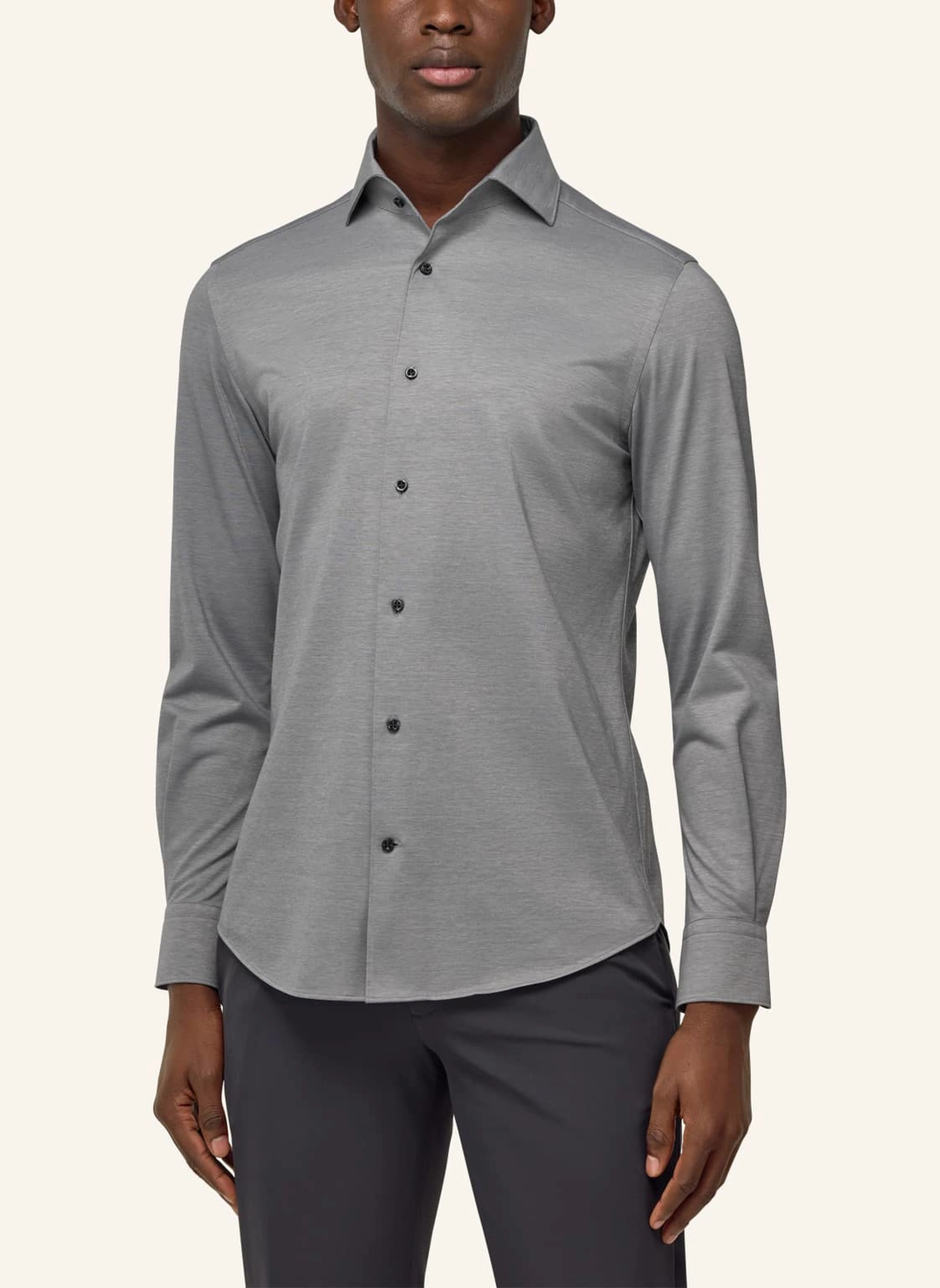 BOGGI MILANO Jerseyhemd Regular Fit