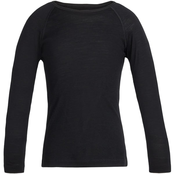 T-shirt thermique ICEBREAKER 200 OASIS LS CREWE KIDS BLACK