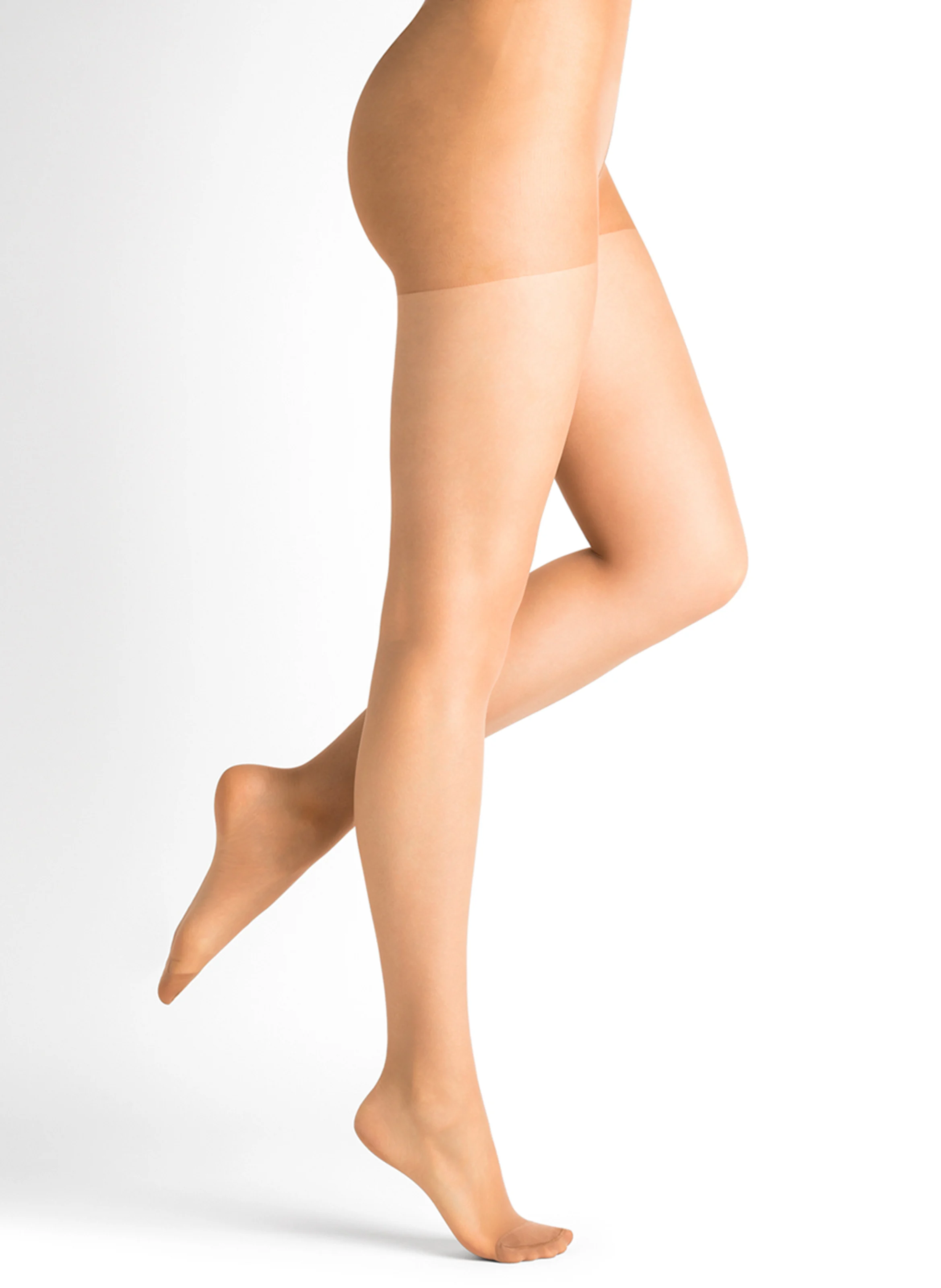 Collants mats coutures plates | Orange
