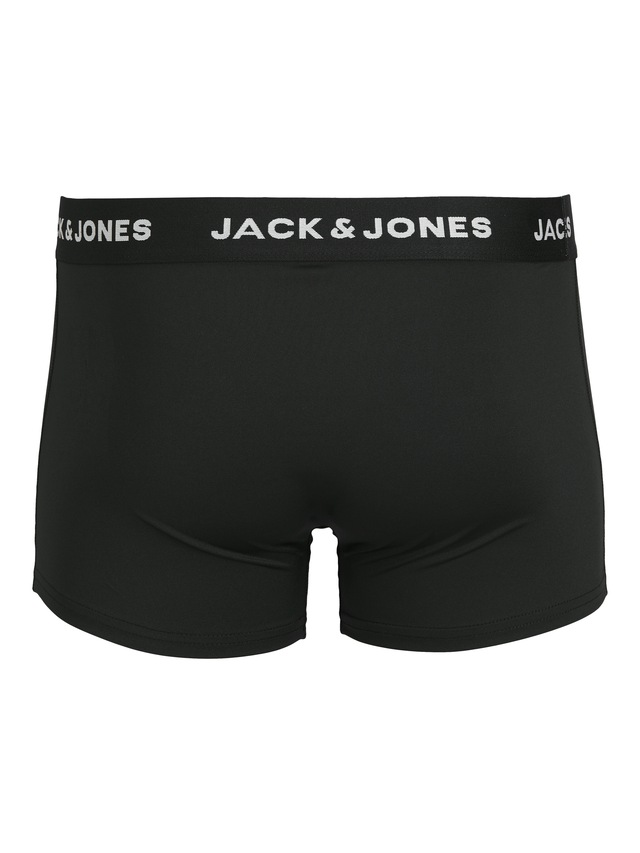 Jack & Jones Boxershorts »JACBASE Microfiber mit Gummibund, perfekter Passform, im 3er-Pack«, 3 Stk. eng anliegend, Single Jersey, Polyester