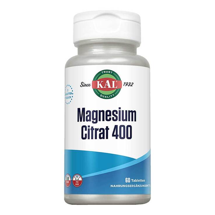 Magnesiumcitrat 400 mg Tabletten, 60 St