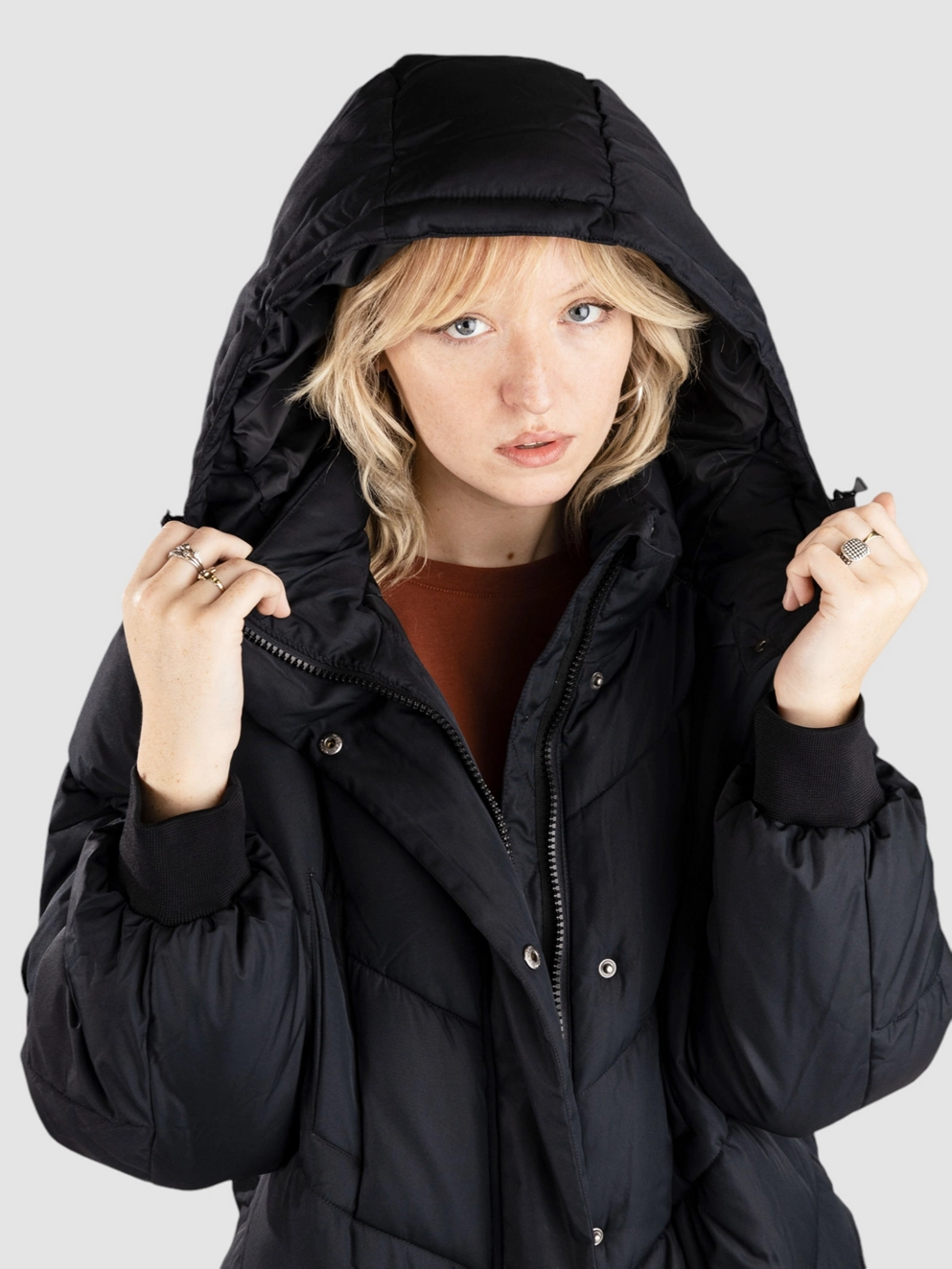 Volcom Alldaylong Puffer Jacket black