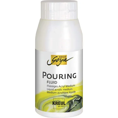 KREUL Solo Goya Pouring Fluid, flüssiges Acrylmedium, 750 ml