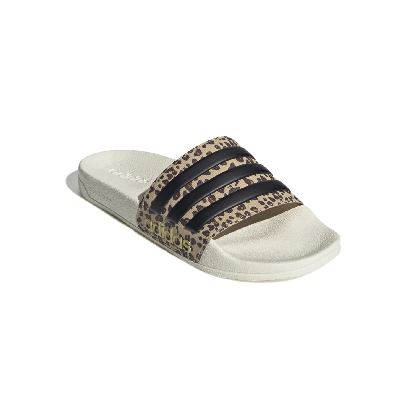 Adidas Adilette Shower Slippers Camo Wit Zwart Goud