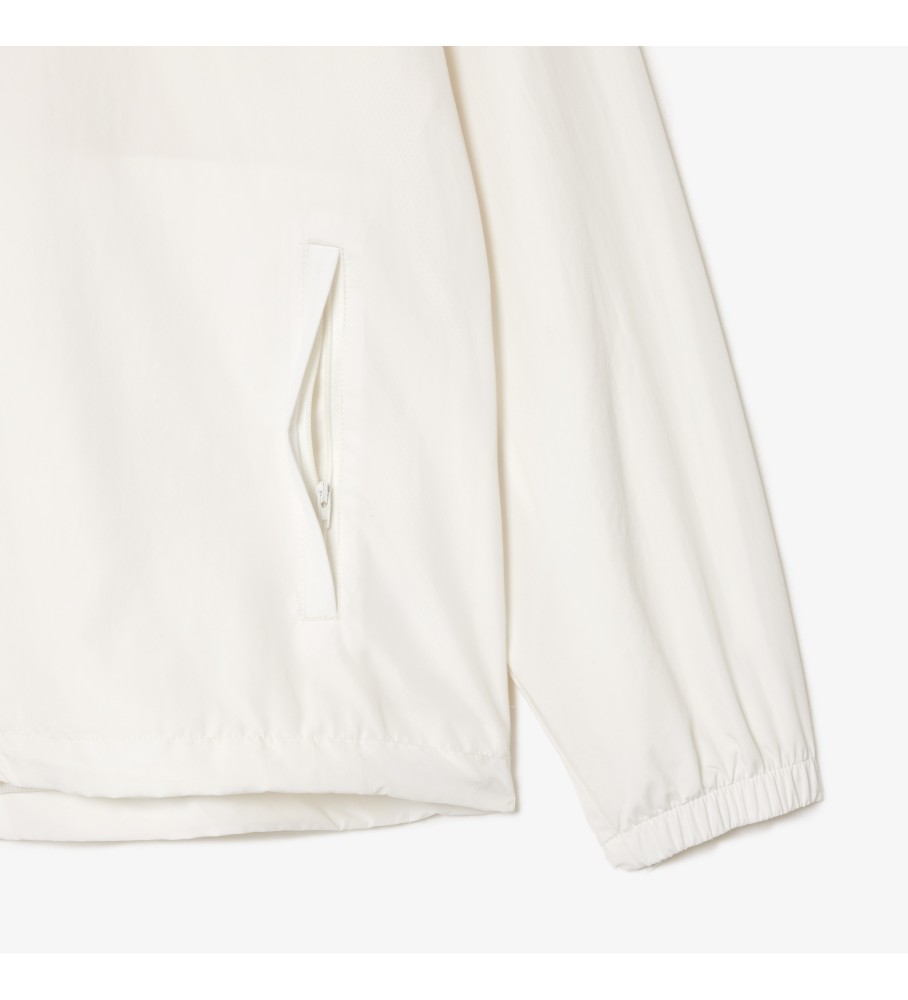 Jaqueta esportiva branca Lacoste