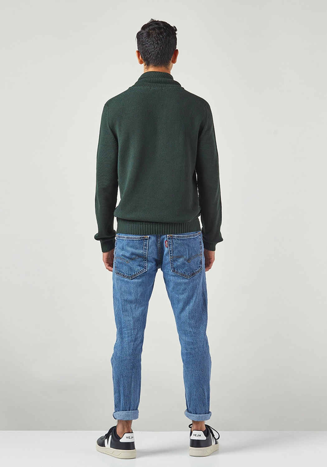 WE ARE ZRCL Seemanns-Pullover Sailor Swiss Edition Dark Green