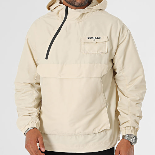 Veste Outdoor Capuche Beige