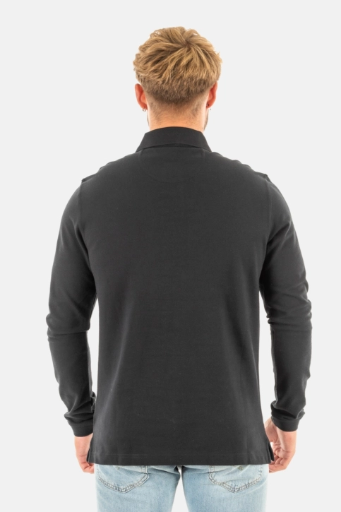 Polos manches longues barbour essential l/s sports bk31 black