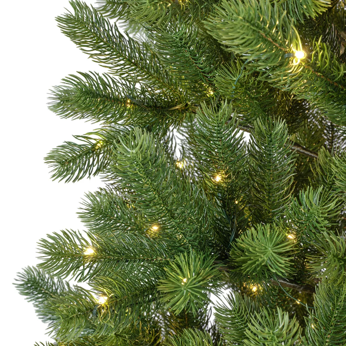 Sapin de Noël artificiel lumineux 700 LED H240 cm Ottawa Luxe Vert sapin