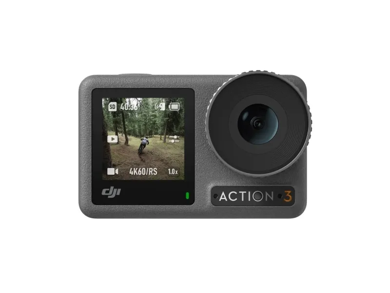 DJI Osmo Action 3 - Adventure Combo - action-kamera - 4K / 120 fps - Wi-Fi, Bluetooth - undervands op til 16 m