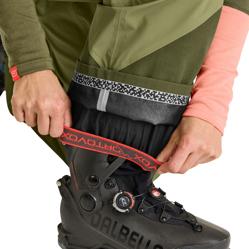 ORTOVOX 3L Deep Shell Freeride-Hose Damen wild herbs