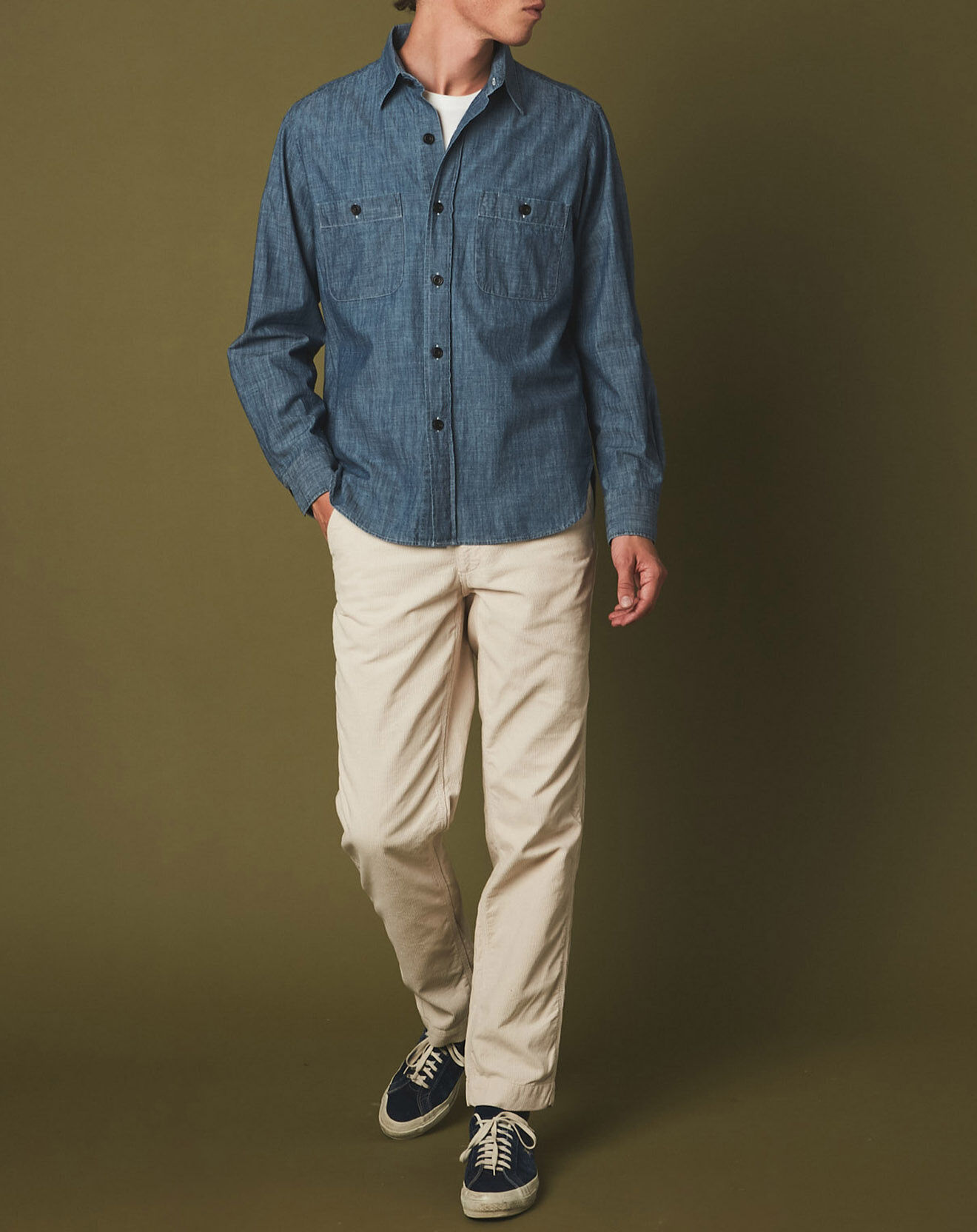 Hartford Surchemise slim Percey bleue