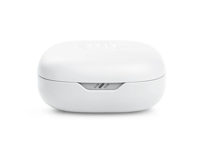 JBL True Wireless In-Ear-Kopfhörer Wave Flex Weiss Kräftiger 12-mm-Treiber liefert Deep Bass Sound für einen besonderen Hörgenuss