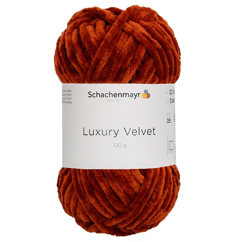 Handstrickgarn LUXURY VELVET - fox - 100g