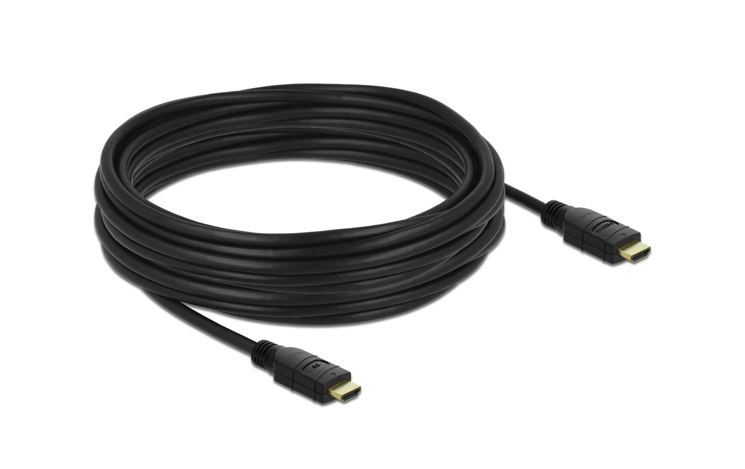 Kabel 4K 60Hz HDMI - HDMI, 10 mDelock Aktives HDMI Kabel 4K 60 Hz 10 m