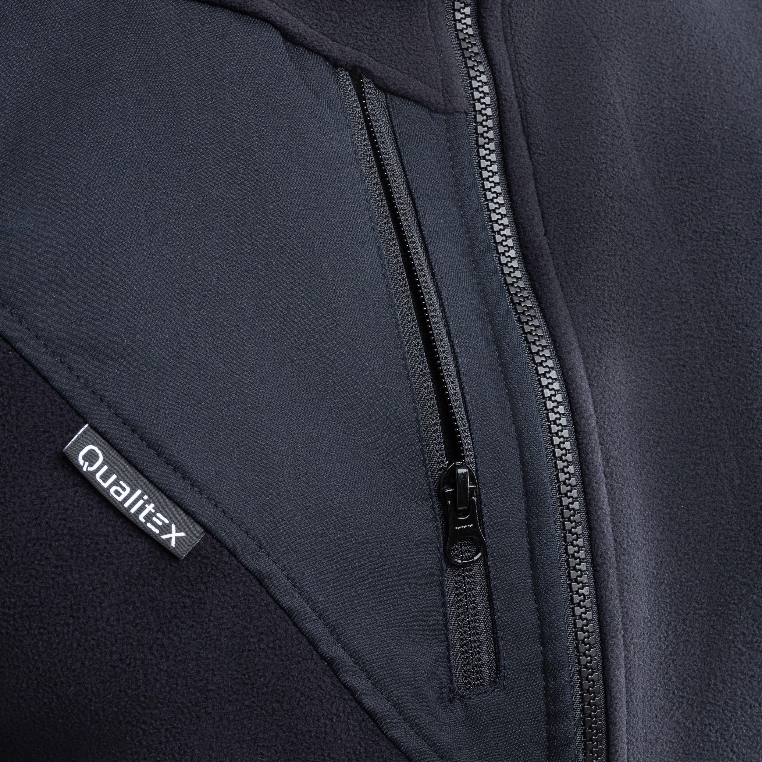 QUALITEX HIGH QUALITY WORKWEAR Fleecejacke PRO+ schwarz Damen: 38 Herren: S