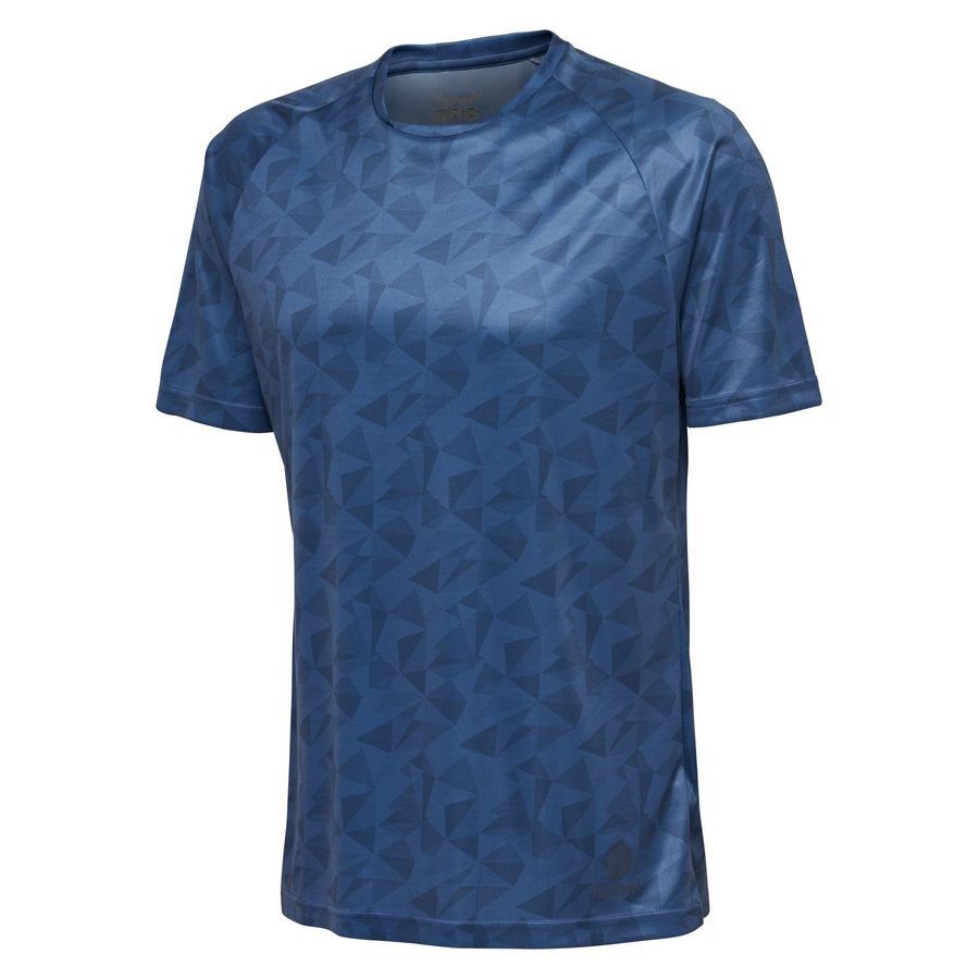 T-shirt de sport à manches courtes avec motif en all-over