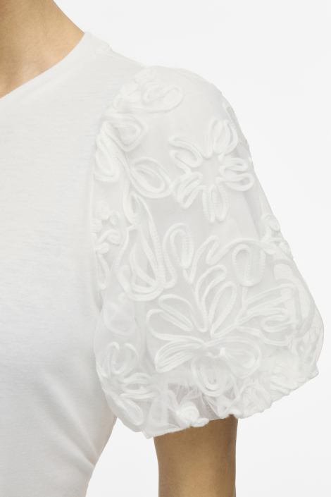 Vila witte dames t-shirt