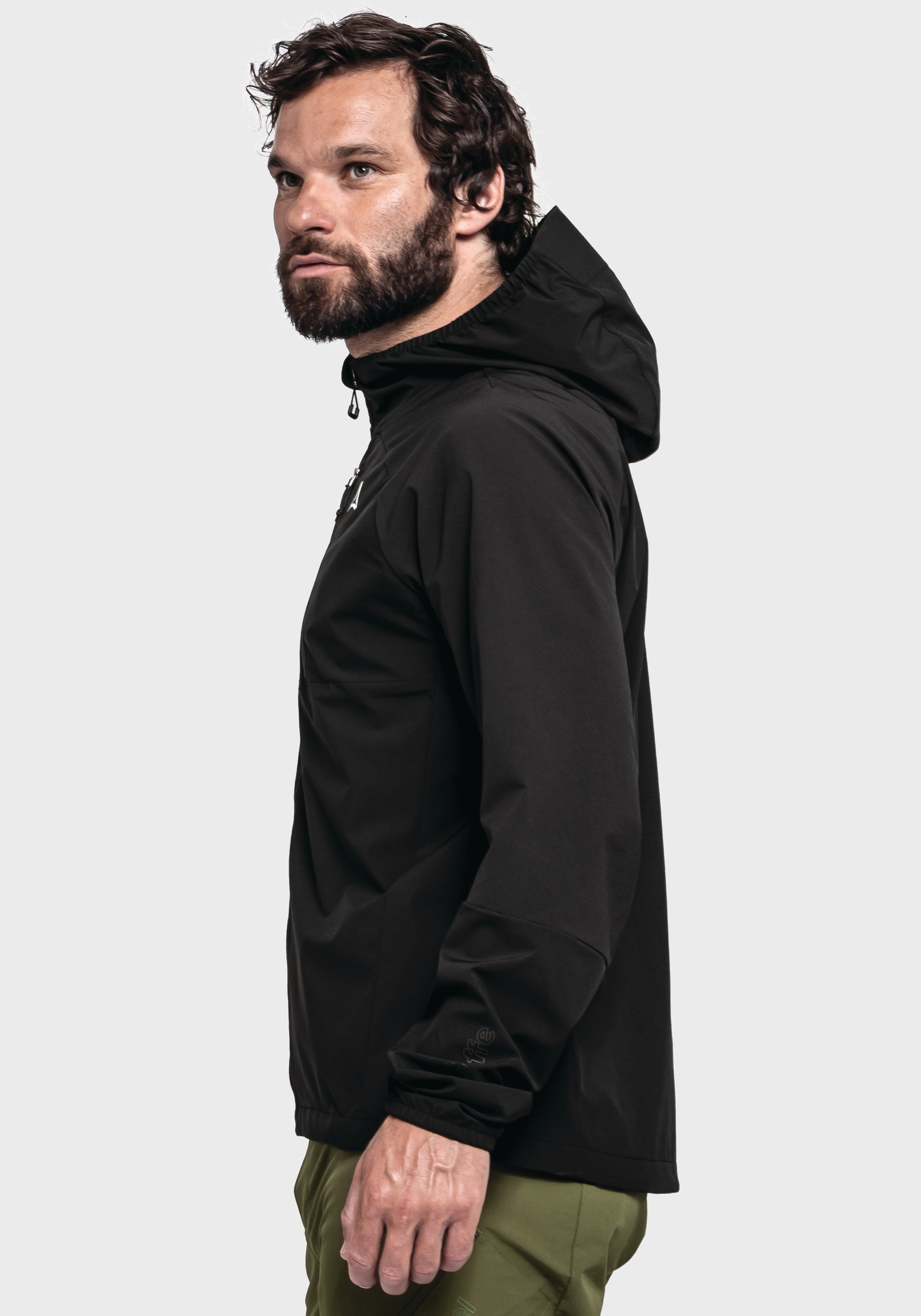 Schöffel Outdoorjacke »Bike Hybrid Jk Style Mamry MNS« mit Kapuze