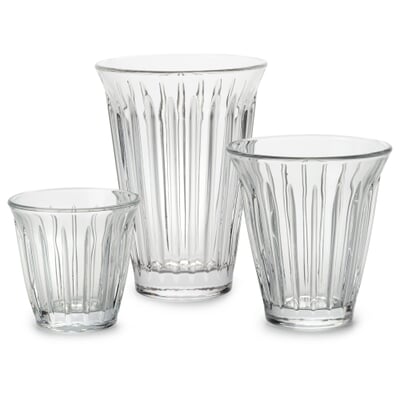Kaffeeglas gerippt, Latte macchiato