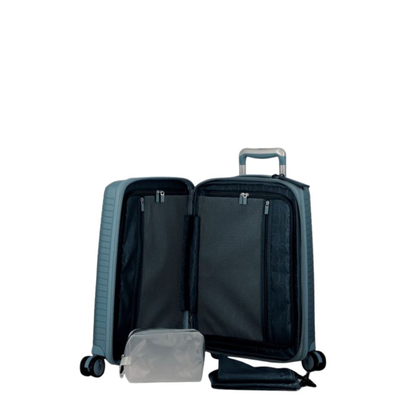 Valise cabine rigide extensible Évaé 55 cm Bleu Ciel