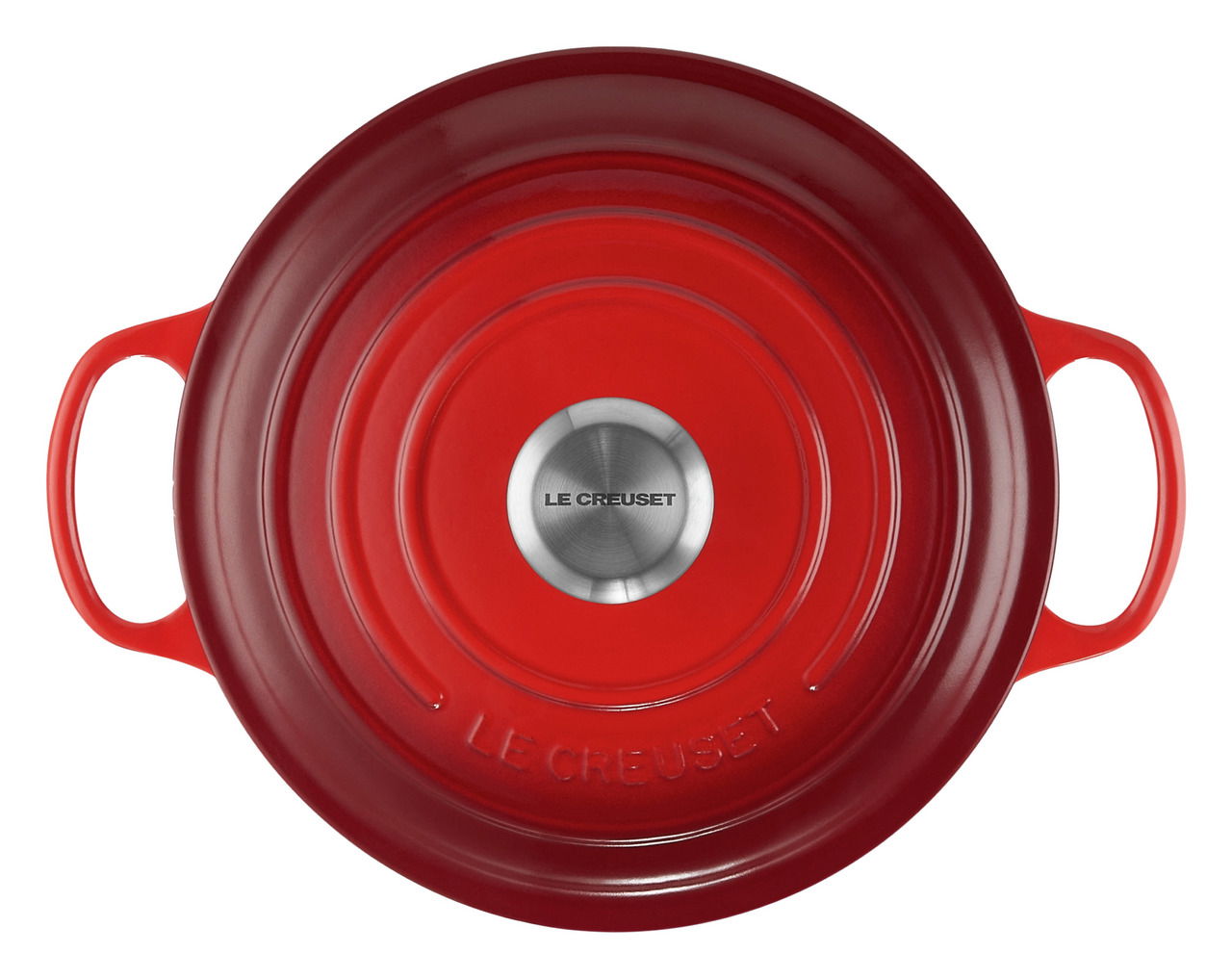 LE CREUSET Sauteuse 24cm Kirschrot SIGNATURE