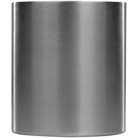 Macma Doppelwandige Tasse aus Edelstahl mit Karabinerhaken / Farbe: silber-schwarz