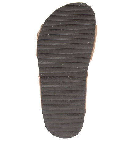 Pom Pom Sandalen - Klettband - Camel