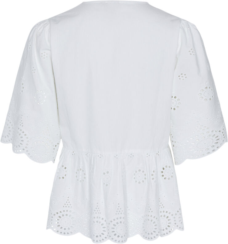 YAS YASCORNELIA 2/4 TIE TOP S. - PB Grøn