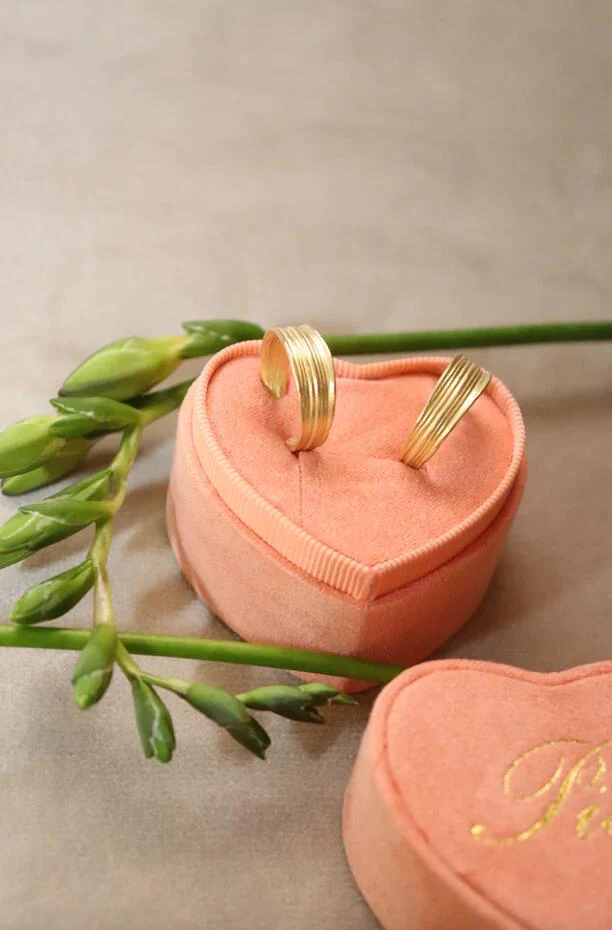 Pico  Olive Petit creoler - forgyldt