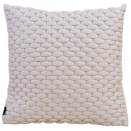 CUSHION 3D WEAVE 60X60CM Cushion 3D weave Off-white