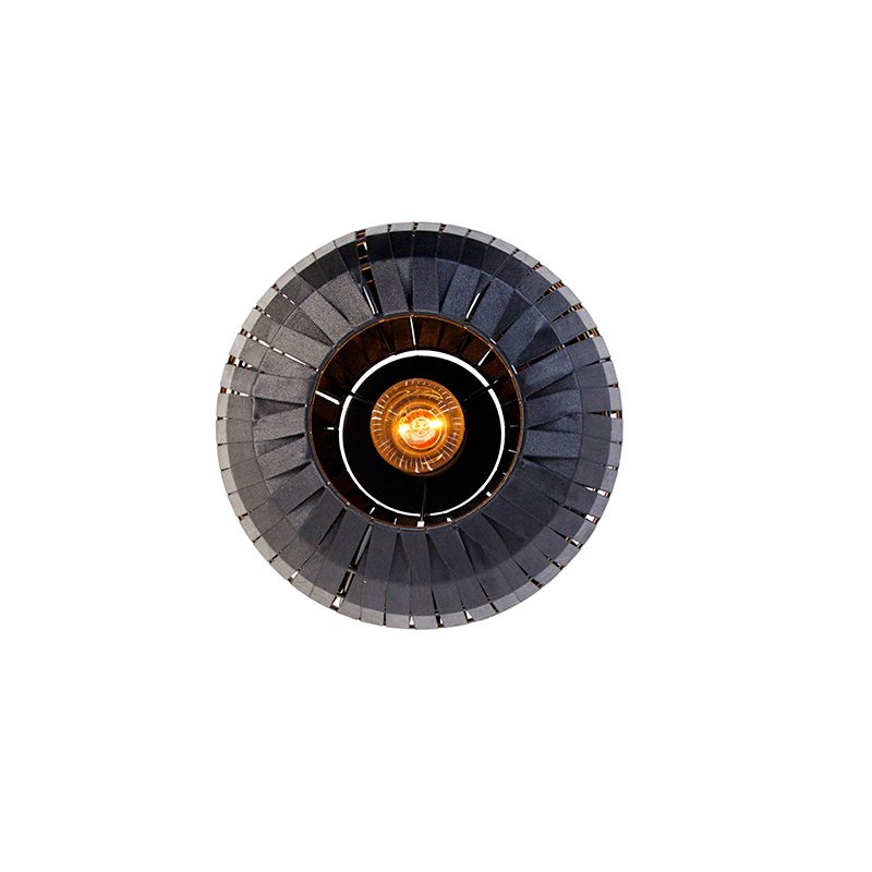Moderne plafondlamp zwart 26 cm - Zoë
