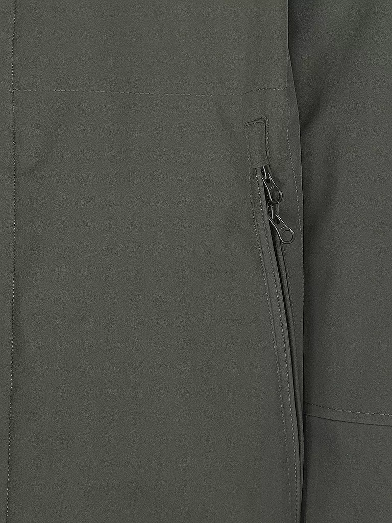 KNOWLEDGE COTTON APPAREL Softshell Parka grün