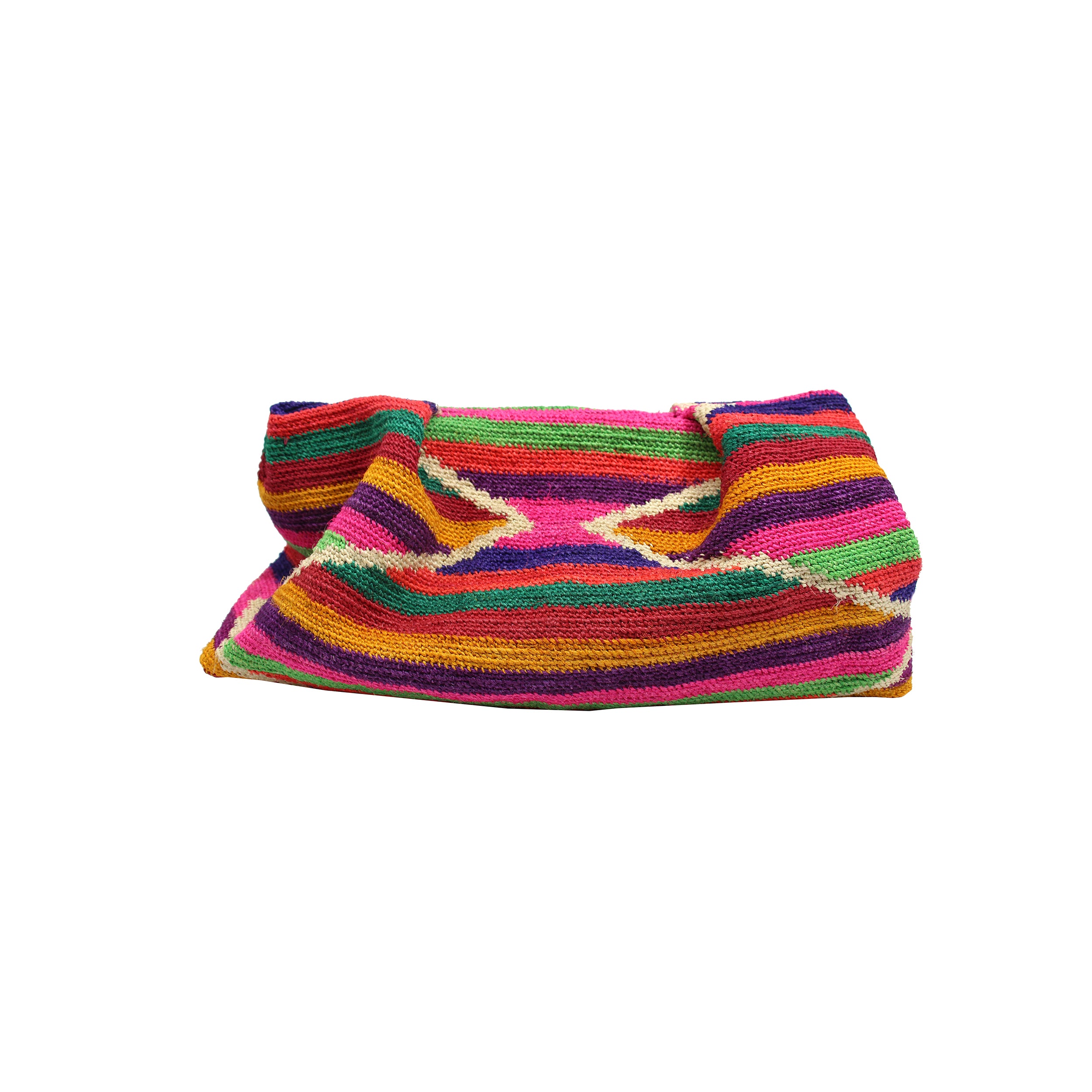 Pochette maxi en sisal