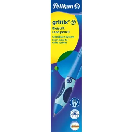Pelikan griffix® 2 Bleistift, bluesea, links, Faltschachtel