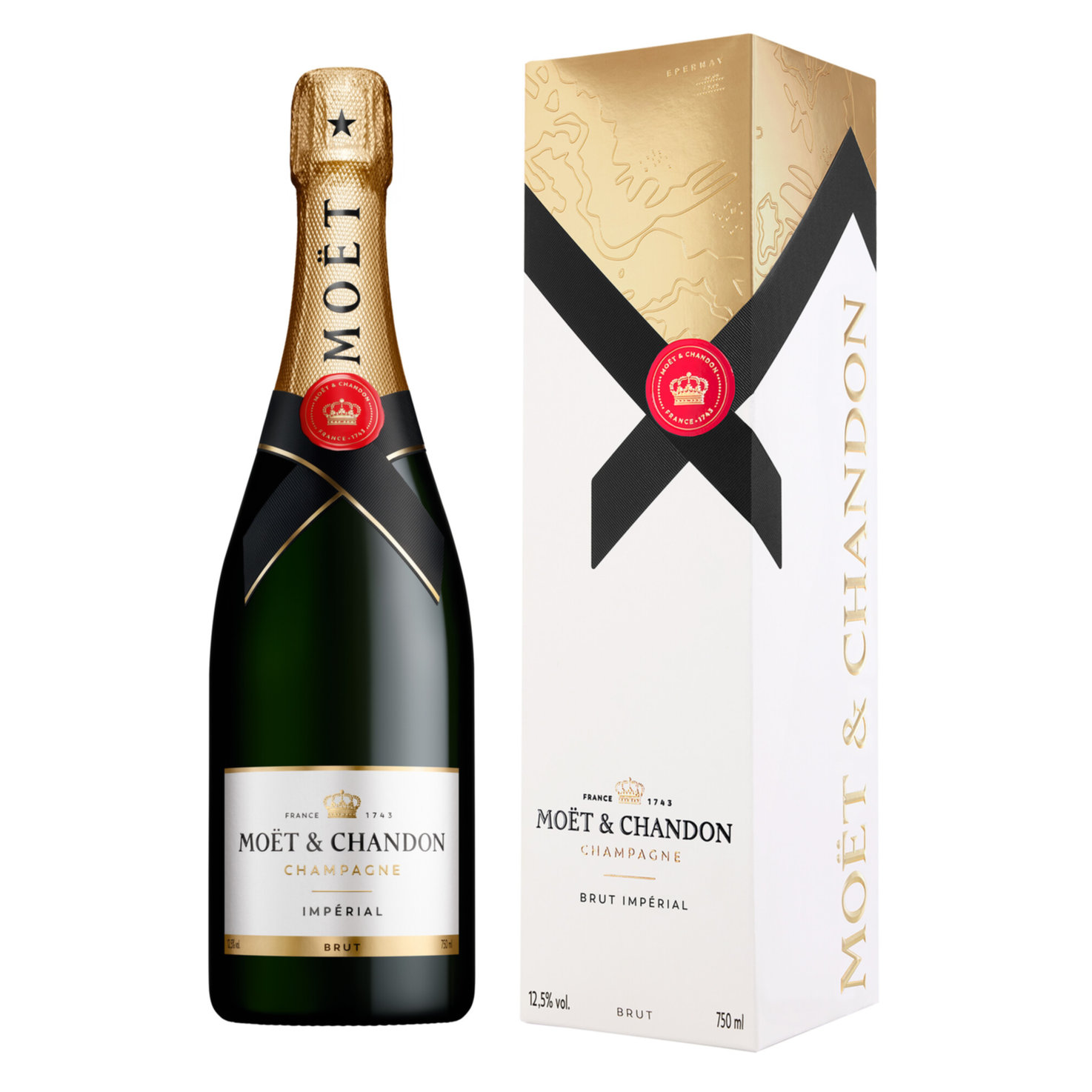 Champagne AOC Brut Impérial Moët & Chandon Etui -75cl