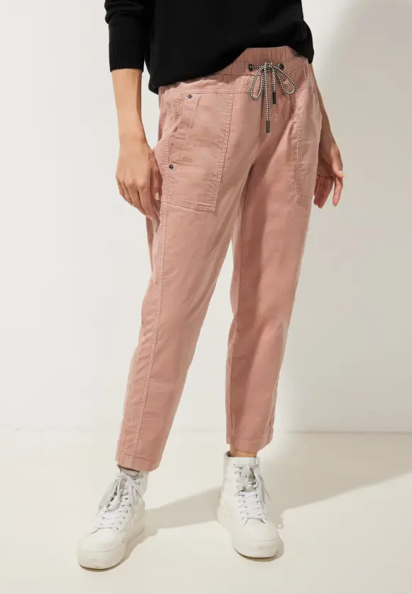 Loose Fit Cordhose - dull legend rose