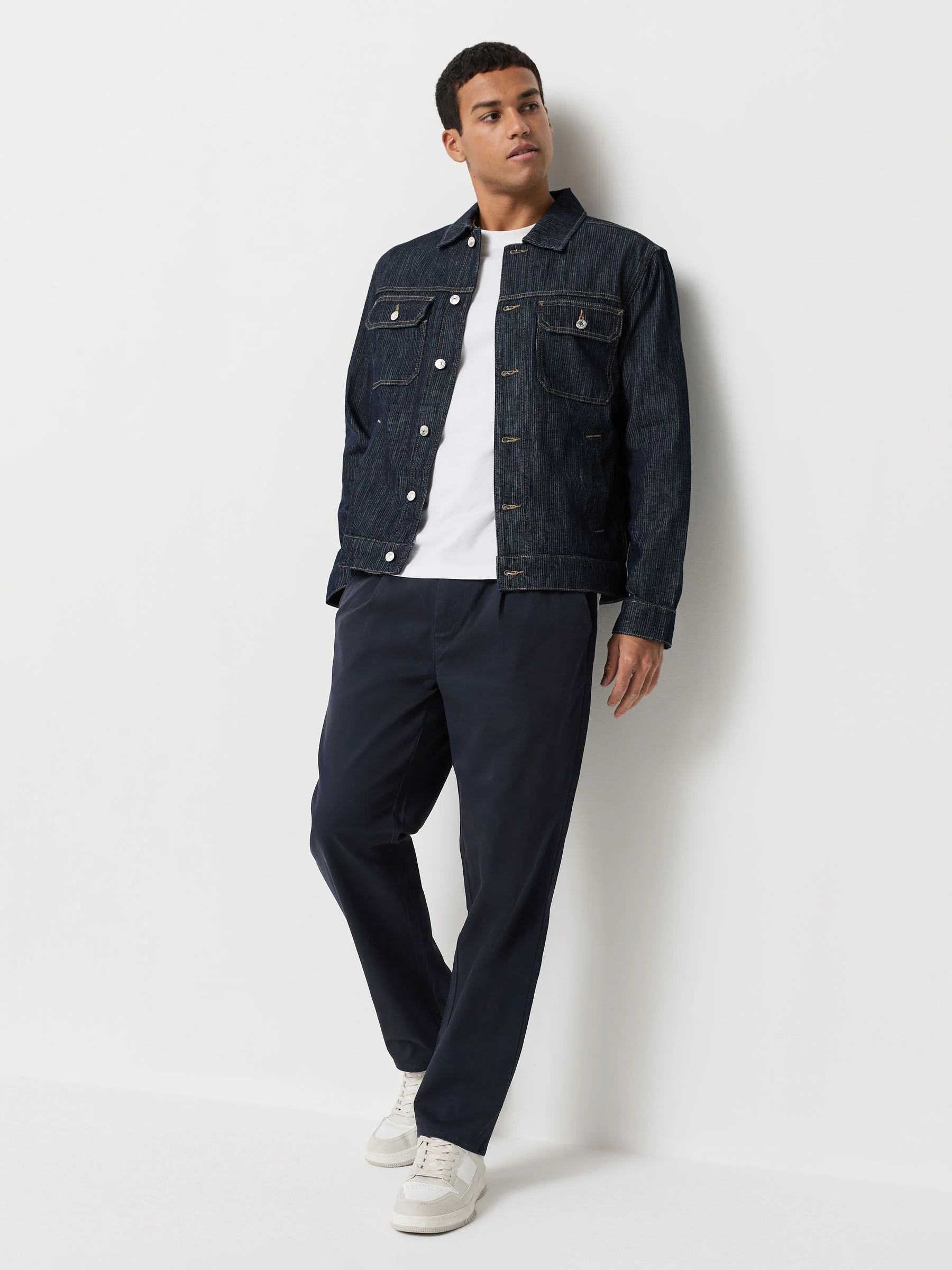 Blauw - Stretchy chino