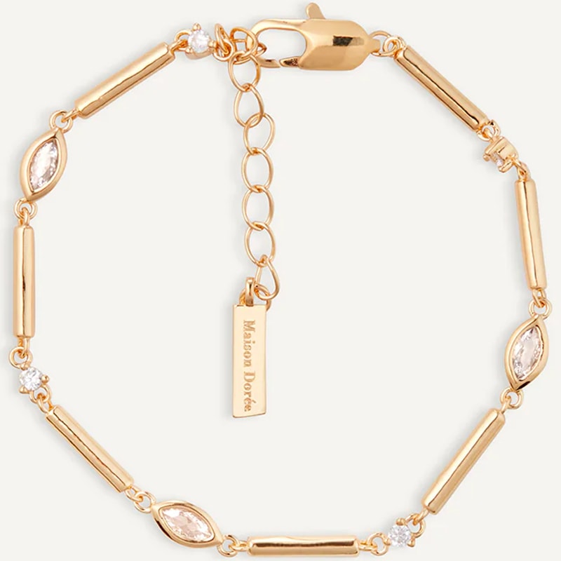 Bracelet - Marquise - Laiton doré