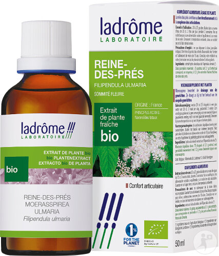 Ladrôme Filipendula Ulmaria/Reine-Des-Prés Extrait De Plante Fraîche Bio Flacon 50ml