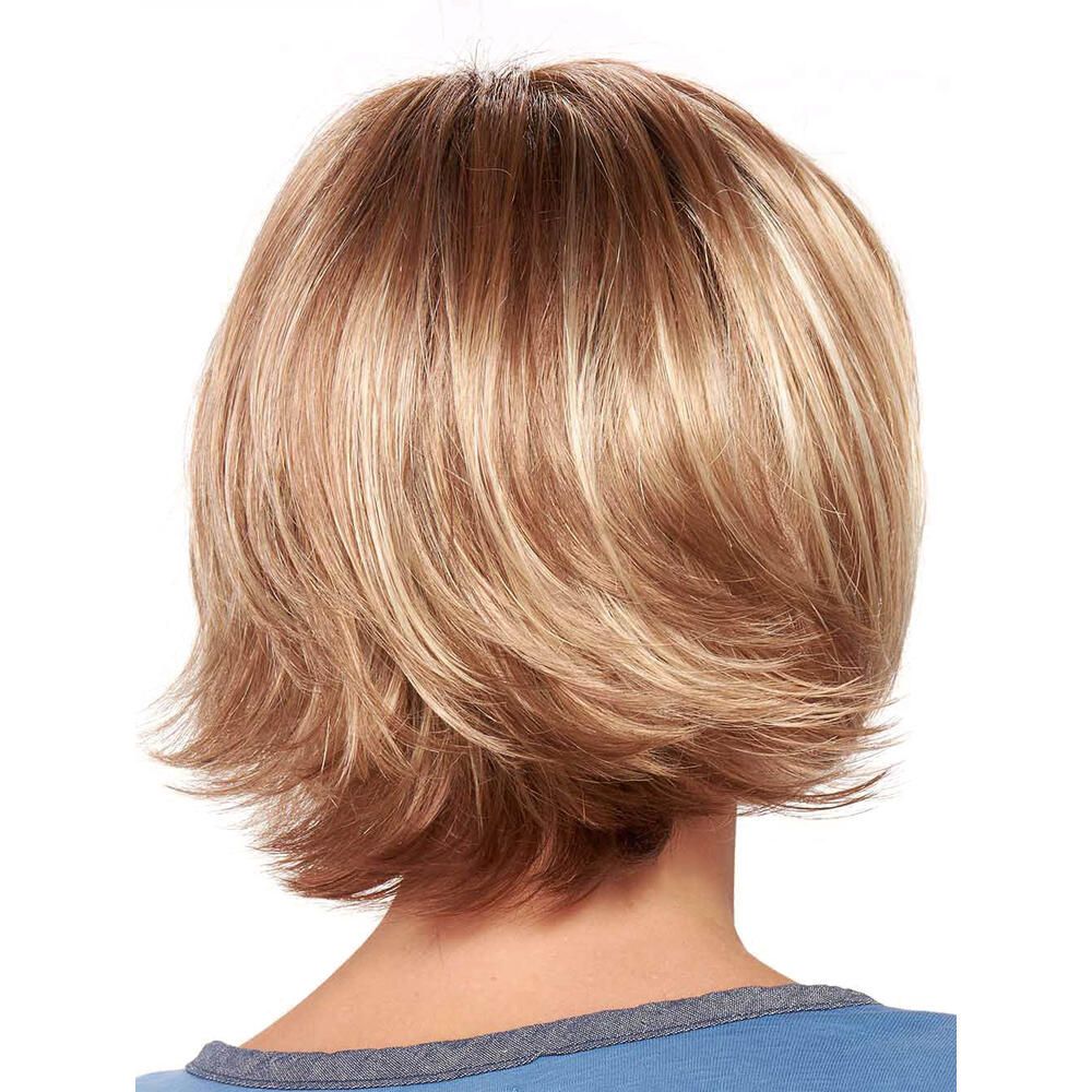 Perücke Maren von trendhair in Toffeemix, dunkler Ansatz