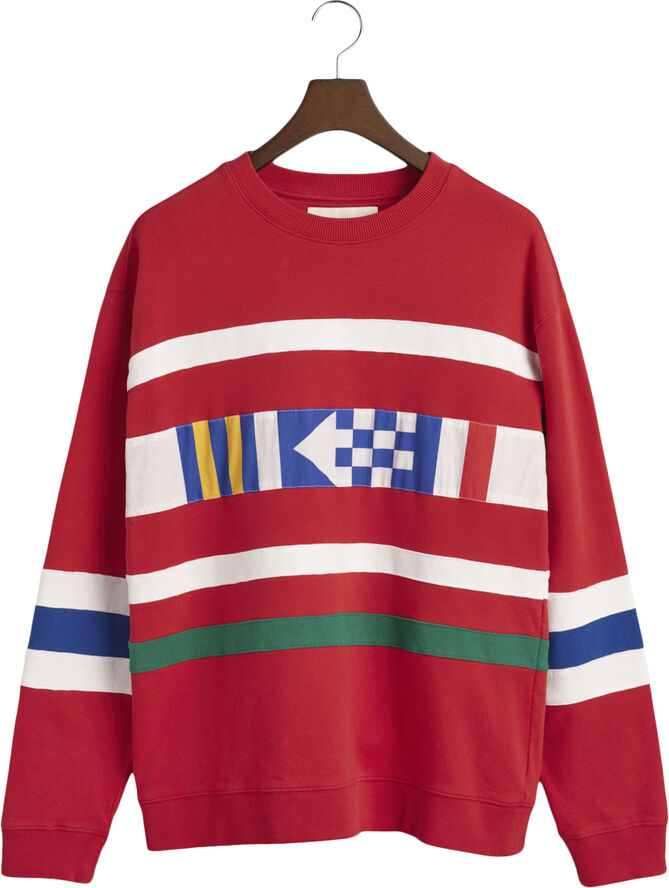 Gant PANEL CNECK Bright red
