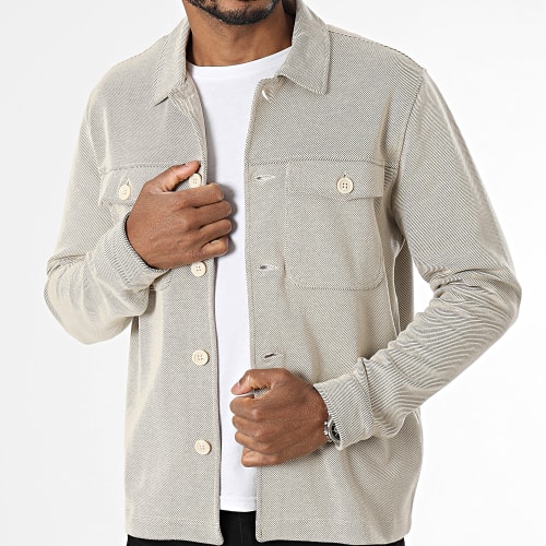 Surchemise Lars Beige Chiné