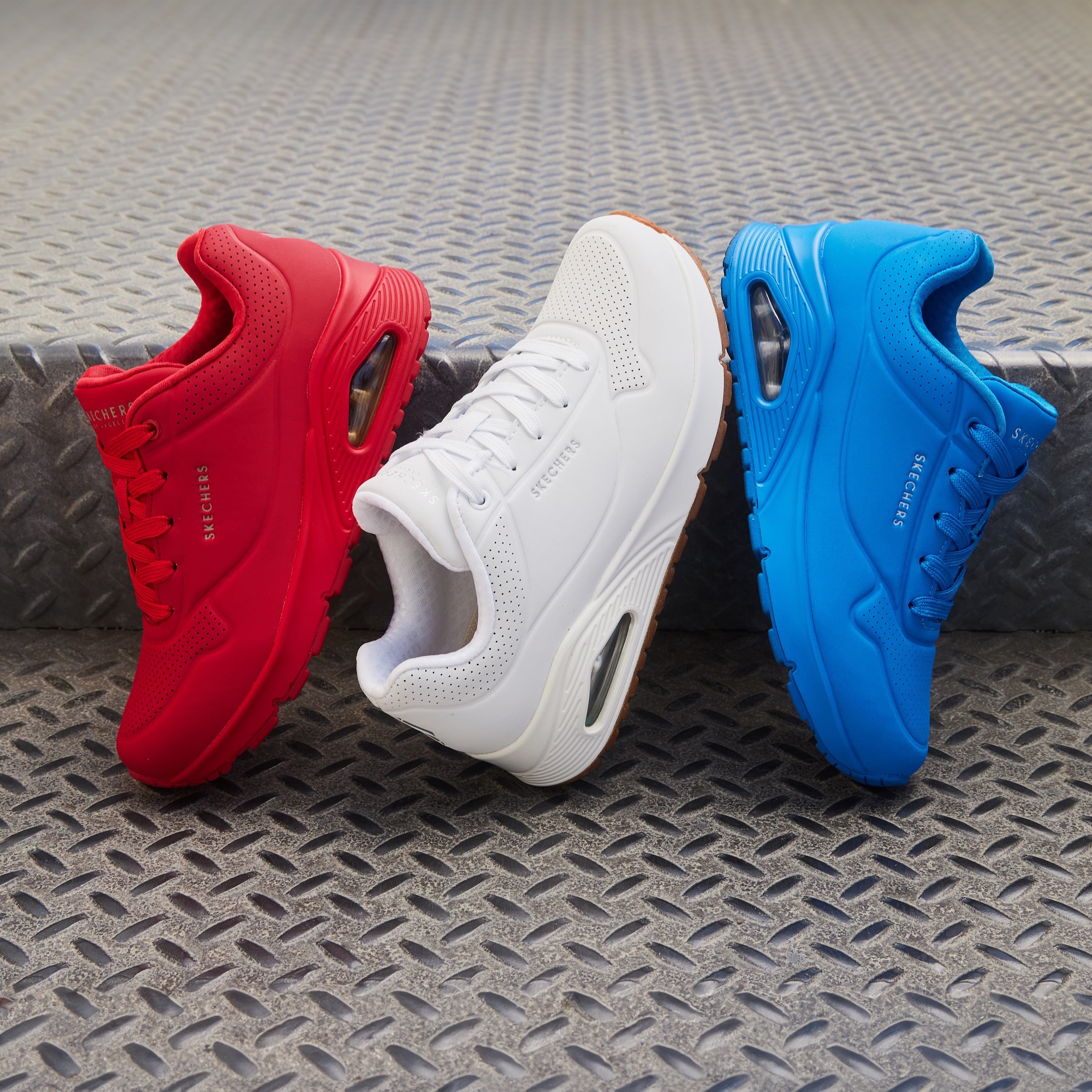Skechers Sneaker »Street Uno - Stand on Air«  Freizeitschuh, Halbschuh, Schnürschuh mit Memory Foam