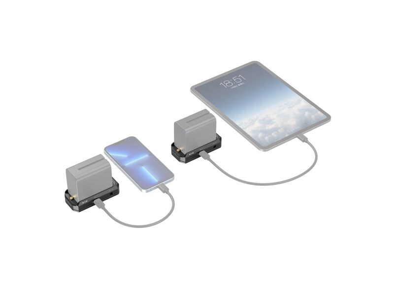 Smallrig NP-F Batterieadapter-Montageplatte (Advanced Editi Vollständig kompatibel mit NP-F-Batterien auf dem Markt