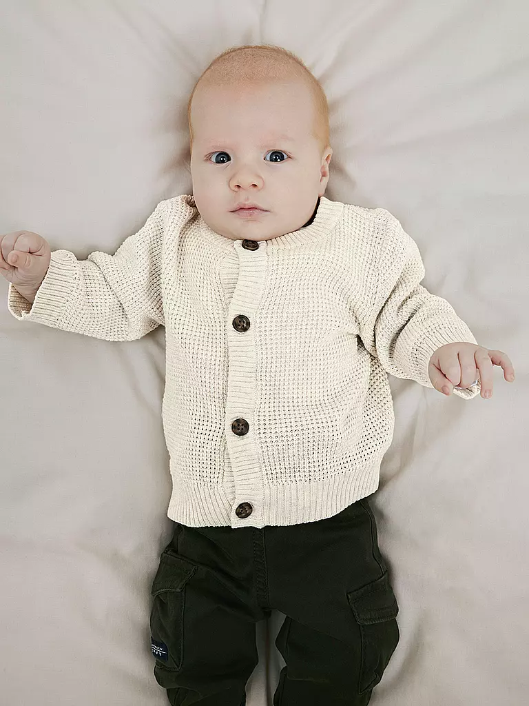 NAME IT Baby Strickjacke beige